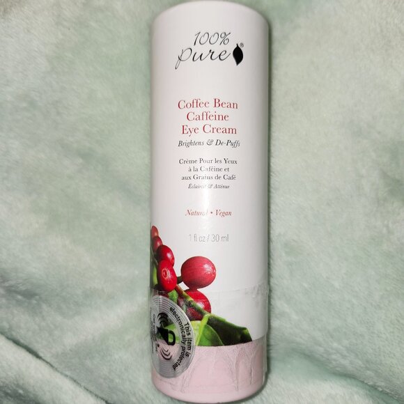 100% Pure Coffee Bean Caffeine Eye Cream BNWT - Picture 1 of 6